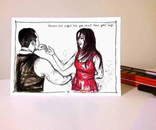 Personalised Salsa Dancing Bachata Merengue Dance Lovers Card, Kizomba Latin Dancing