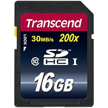 Transcend 16 GB Premium SDHC Memory Card