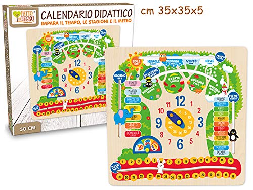 Teorema Calendario didattico in Legno, 40544
