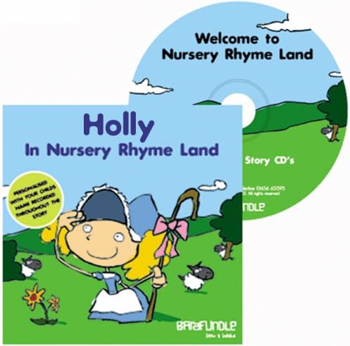 Barafundle Personalised Story CD Holly in Nursery Rhyme Land