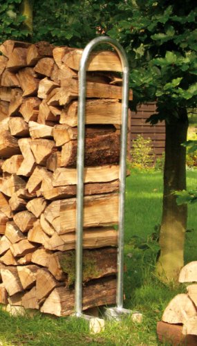 GAH-Alberts 698782 Kaminholzstapelhilfe, feuerverzinkt, 1470 x 240 mm, 1 Stück - 2