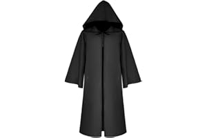 Xinlong Umhang mit Kapuze Halloween Fasching Cape Cosplay Mantel Kostüm Robe für Erwachsene