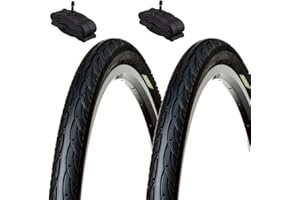 ECOVELO 2 Copertoni 26 x 1.95 + Camere America Pneumatici Stradali 50-559 Gomme Slick x Strada Bici Ibrida Mtb Montagna Adulto