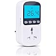 Blackt Electrotech (BT72PM) Digital Electricity Usage Monitor Plug – Power Meter with LCD Display for Watts, Voltage, Amps, and Energy Cost Calculation 2PIN (16A, 3680W, 230V)