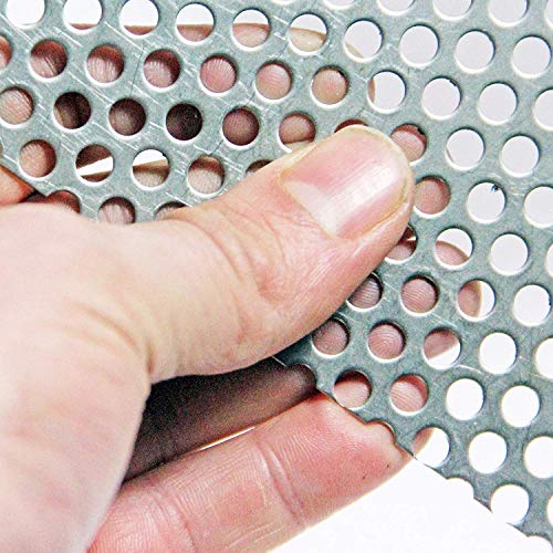 Buy 6mm Mild Steel Perforated Sheet (6mm Hole x 8mm Pitch x 1mm Thick