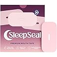 SleepSeal Mouth Tape for Sleeping - Made from Sustainable Bamboo Silk, Hypoallergenic & Dermatologically Tested Sleep Tape – Snoring Aid Solution, Improves Nasal Breathing – 30 Night Supply