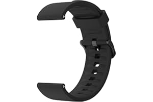 Mugust 22 mm paski do zegarka dla kobiet i mężczyzn, 22 mm, silikonowy pasek do zegarka, miękki silikon, sportowy pasek zapasowy