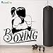 Produktbild yaoxingfu Sport Mädchen Box Boxen Aufkleber Gym Fashion Decor Vinyl Einzigartiges Geschenk C   57x51 cm