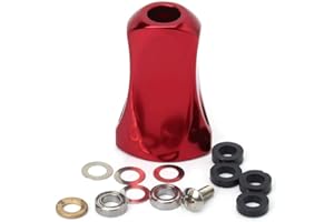 Tbest Manopola per Mulinello da Spinning, Mulinello da Pesca Manopole Power Manopole Manopola in Metallo Manopola pomello sostitutivo per Shimano/Daiwa Spinning Reel