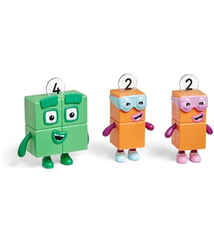Learning Resources Numberblocks 13 Et 14 – Figurines Officielles Netflix Avec Skate De Quatorze, Jouet Éducatif 3-5 Ans