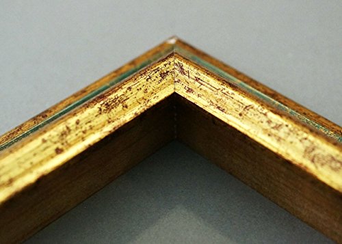 Spiegel Wandspiegel Badspiegel Flurspiegel Garderobenspiegel – Über 200 Größen – Bari Grün Gold 4,2 – Außenmaß des Spiegels 70 x 140 – Wunschmaße auf Anfrage – Antik, Barock - 5