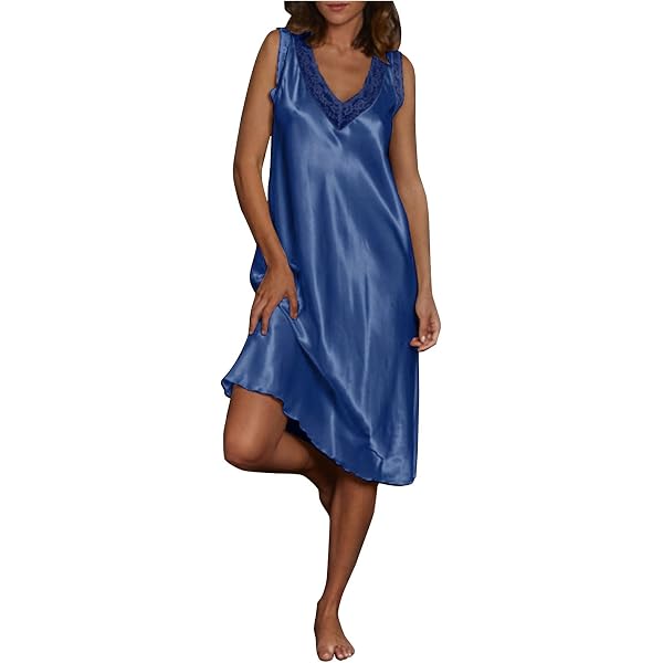 Chemise De Nuit Femme Longue Manches Longues Imprimée – Grande Taille Confortable Et Douce