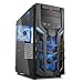 Produktbild Sharkoon DG7000-G PC-Gehäuse mit extragroßem Seitenfenster aus gehärtetem Glas (2x USB 3.0, 2x USB 2.0, 3x 140 mm LED-Lüfter) blau
