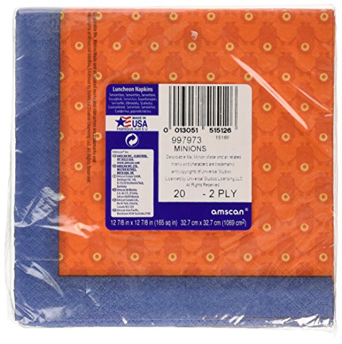 20 Servietten aus Papier Minions 33cm - 2