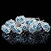 Bluelans® 10x Rose Flower Rhinestone Hair Pins Party Prom Wedding Bridal Bridesmaid Clips (Blue)