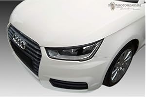 Motordrome FR.00.0156 Spoiler Fari Anteriore Audi A1 (8X) 3/5 porte 2010-2018 (ABS)