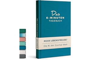 URBESTSELF 6-minutowy dziennik dla dorosłych 2025 (Oryginał) - Dziennik uznania, naukowo uzasadniony dziennik - Dziennik uważności dla większej odporności i miłości własnej