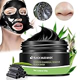 face mask NATURALLY INGREDIENTS - This face mask is mainly composed of charcoal power which has loose porous structure which can absorb the stubborn dirt from the pores and remove the extra oil from the skin, so as to shrink pores and strengthen skin, keep your face smoother and tender.