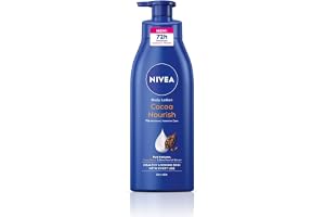 NIVEA Cocoa Nourish 400ml Body Lotion with Deep Moisture Serum| 72 H Moisturization | With Cocoa Butter & Coconut Oil | Non Greasy & Healthy Looking Skin |For Very Dry Skin