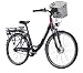 Produktbild Telefunken E-Bike Damen Elektrofahrrad Alu, Grau, 7 Gang Shimano Nabenschaltung - Pedelec Citybike Leicht mit Fahrradkorb, 250W und 10Ah/36V Lithium-Ionen-Akku, Reifengröße: 28 Zoll, Multitalent C700