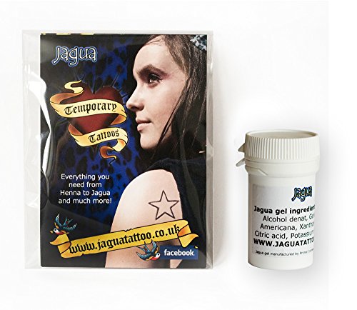 Jagua Temporary Tattoo Gel - Blue/Black Colour - 25ml Tub