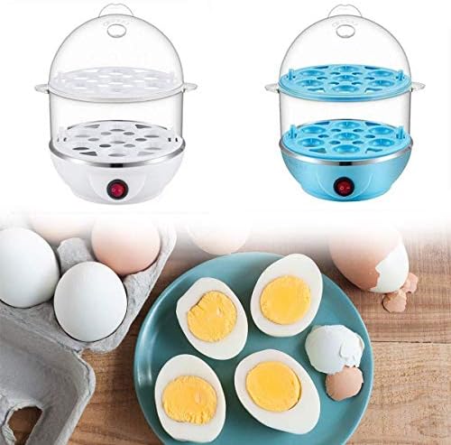 WHOLE MART Multi-Function 2 Layer Electric Food and 14 Egg Cooker Boilers & Steamer/Egg Poacher/Home Machine Egg Boiler with Egg Tray.