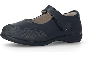 PEKE'S by Vanessa Pekes Zapato Colegial Velcro De Niña Pek P005 Marino