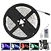 Produktbild Anten IP20 5050 Leds Flexibler LED Streifen, RGB, Farbwechsel, DIY-Beleuchtung led strip Inklusive Netzteil und 44 Tasten IR-Fernbedienung, LED Lichtband, Deko, Weihnachten, Party, Ambientbeleuchtung