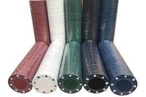 MISC 500 x POKER ROULETTE CASINO CHIPS - SUITED DESIGNS IN 5 COLOURS