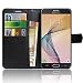Produktbild Samsung Galaxy J7 Prime Hülle , Anzhao PU Ledertasche Brieftasche Schutzhülle für Samsung Galaxy J7 Prime Hülle (Schwarz)