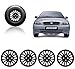 Auto Pearl-Premium Quality Car Full Black Wheel Cover Caps Black 13 inches Press Type Fitting For - Maruti Suzuki Esteem RS.1649.00