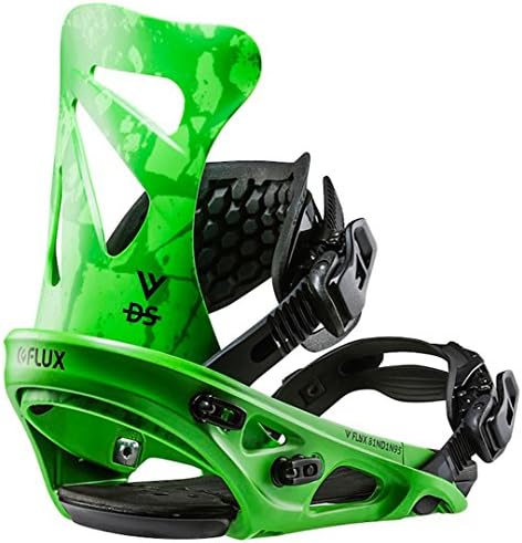 Flux Bindings Ds Mens Snowboard Binding 2017/18 Model, Green, Medium