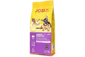 JosiDog Junior Sensitive (2,7 kg) | Karma dla szczeniaków dla wrażliwych psów, sucha karma premium dla rosnących psów, Powered by JOSERA, 1 sztuka