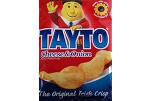 TAYTO Cheese & Onion Crisps from Ireland 25 x 25g packs by Tayto