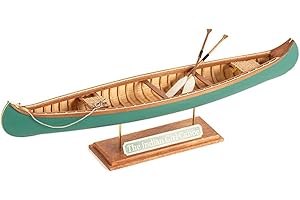 Artesanía Latina - Maquette de Bateau en Bois – Canoë Amérindien, Indian Girl Canoe - Modèle 19000, Échelle 1:16 - Modèles à Assembler - Niveau Débutant