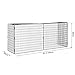 Homcom Extendable Fireguard Screen Fire Safe Guard Screen Folding Fireplace Wire Mesh Cover New
