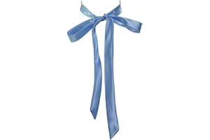 SYAYA Womens Bow Tie, Ladies Self Tie Long Bowtie - Ribbon Choker for Lady Uniform or Cosplay T-shirt for Graduation W-B-T1