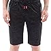 Produktbild Zolimx Männer Hosen kurz,Herren Shorts, Männer Overalls Schädel beiläufige Tasche Strand Arbeit beiläufige kurze Hosen Shorts Hosen Schwarz (A, XXXL)