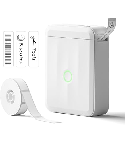 Draagbare Bluetooth Mini Labelprinter voor het Organiseren van Opbergruimtes