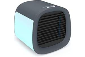 ‎EVAPOLAR Evapolar evaCHILL Luftkühler & Luftbefeuchter - Leise & tragbar – Kühler für Heim, Büro, Camping, auf Reisen – USB-Anschluss für einfaches Verbinden & integriertes LED-Nachtlicht - grau