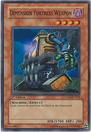 Yu-Gi-Oh! - Dimension Fortress Weapon (CRMS-EN033) - Crimson Crisis - 1st Edition - Super Rare by Yu-Gi-Oh!