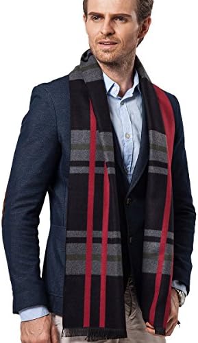 Linxii Mens Winter Neck Scarf soft and warm with gift box