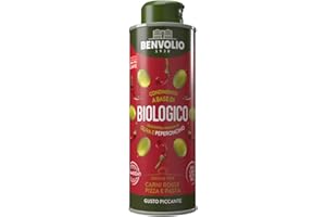 Olio Piccante al Peperoncino - Benvolio 1938, 250ml - Condimento a base di olio extravergine di oliva italiano biologico aromatizzato al peperoncino