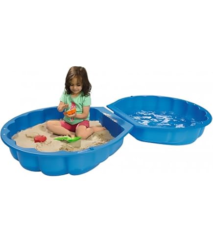 Pacchetto Sabbiera In Legno Con Deposito E Sedile – 104x100x19 Cm, Legno Impregnato Atossico, Spessore 9,5 Mm. Include 50 Kg Di Sabbia, Telo Anti-erbacce E Copertura Impermeabile. Perfetta Per Bambini.