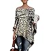Produktbild Damen Pullover, Cooljun Frauen Sexy Off Schulter Leopard Printed Asymmetrische T-Shirts Langarmshirts Bluse