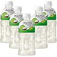 Mogu Mogu Varied Flavored Drinks - Nata De Coco Juice - Jelly Texture - Refreshing Taste - Fun Drinking During Hot Summers Or Take Them on Trip & Picnics (Coconut 330ML, Pack of 5)
