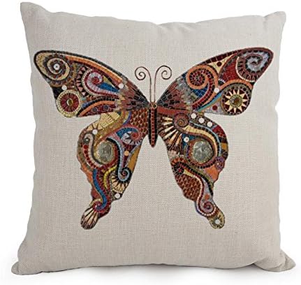 MaSoyy Christmas Pillow Shams Of Butterfly 12 X 20 Inches / 30 By 50 Cm Best Fit For Relatives Car Wife Teens Girls Car Seat Girls Each Side