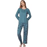 Lukitus Long Sleeve Cotton Interlock Women's Pajama Set
