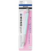 Tombow Mono Graph Mekanik Versatil Kurşun Kalem 0.5 mm Pastel Mavi