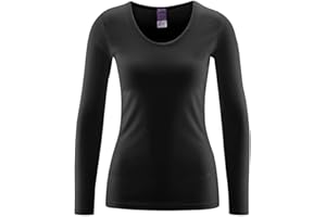 Living Crafts Damski podkoszulek z długim rękawem z bawełny ekologicznej